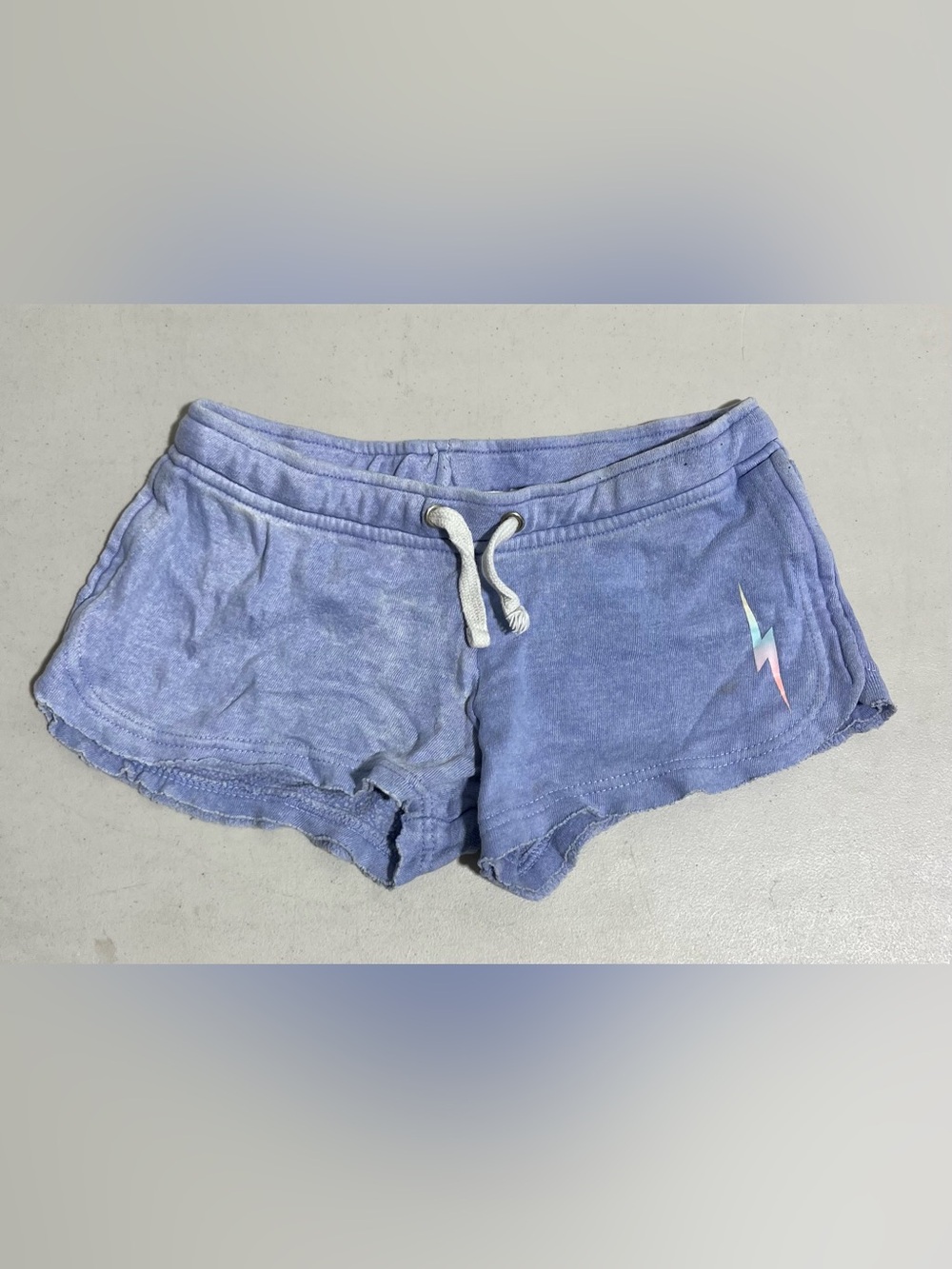 Vintage Havana Lavender Tie-Waist Cotton Bike Shorts